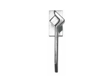 GAUDIUM MG2053 - DK bronze window handle on rose by Fama International - view 2